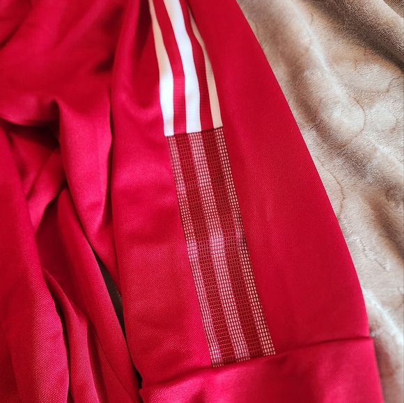 Mens 3xlt adidas red and white tiro jacket - Picture 4 of 6
